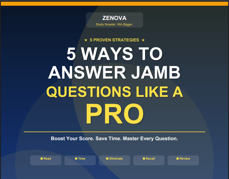 5 Ways to Answer Questions in JAMB Like a Pro